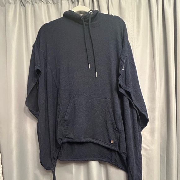 Calvin Klein Performance Pullover Top Cowl Neck Draw String Med super oversized - Picture 1 of 6